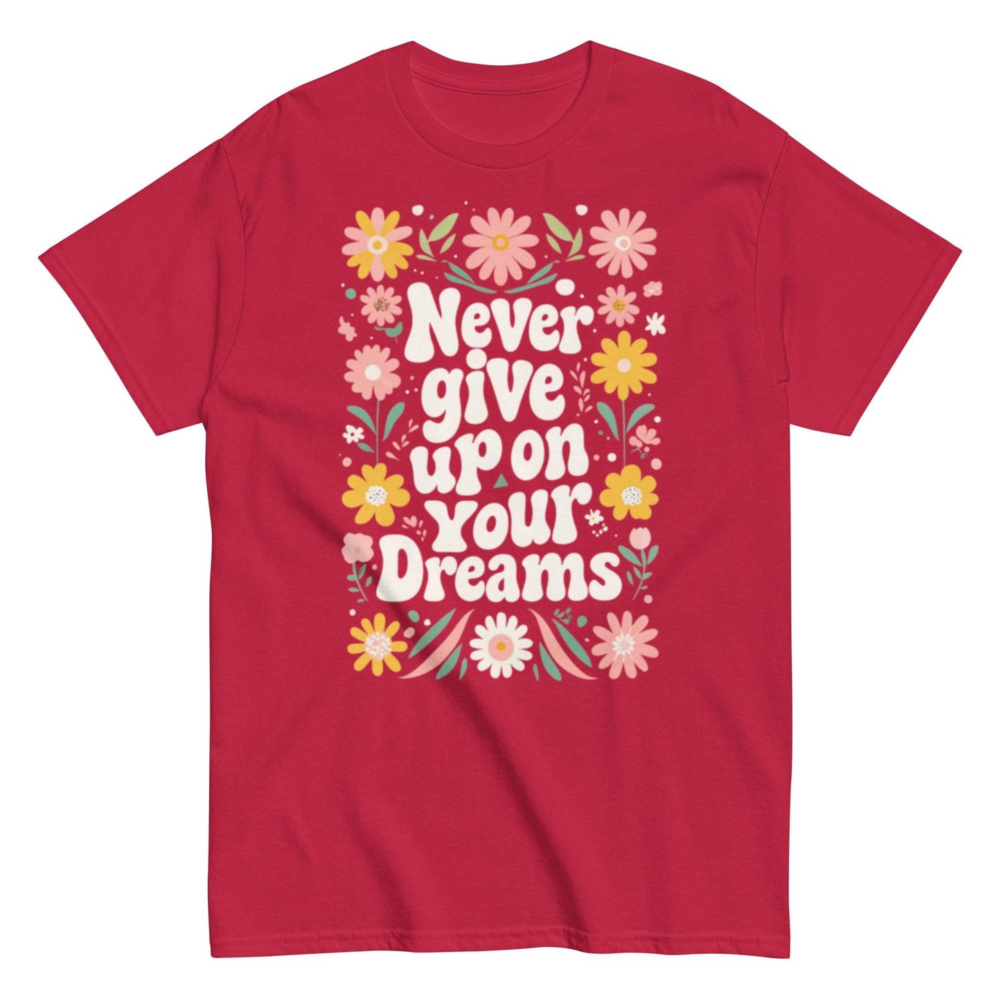 Never give up classic T-shirt