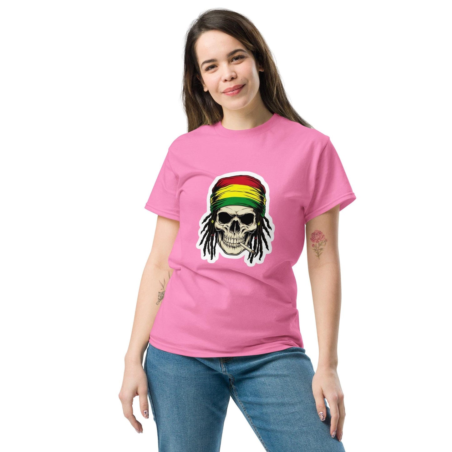 Skull Smokeing classic T-shirt