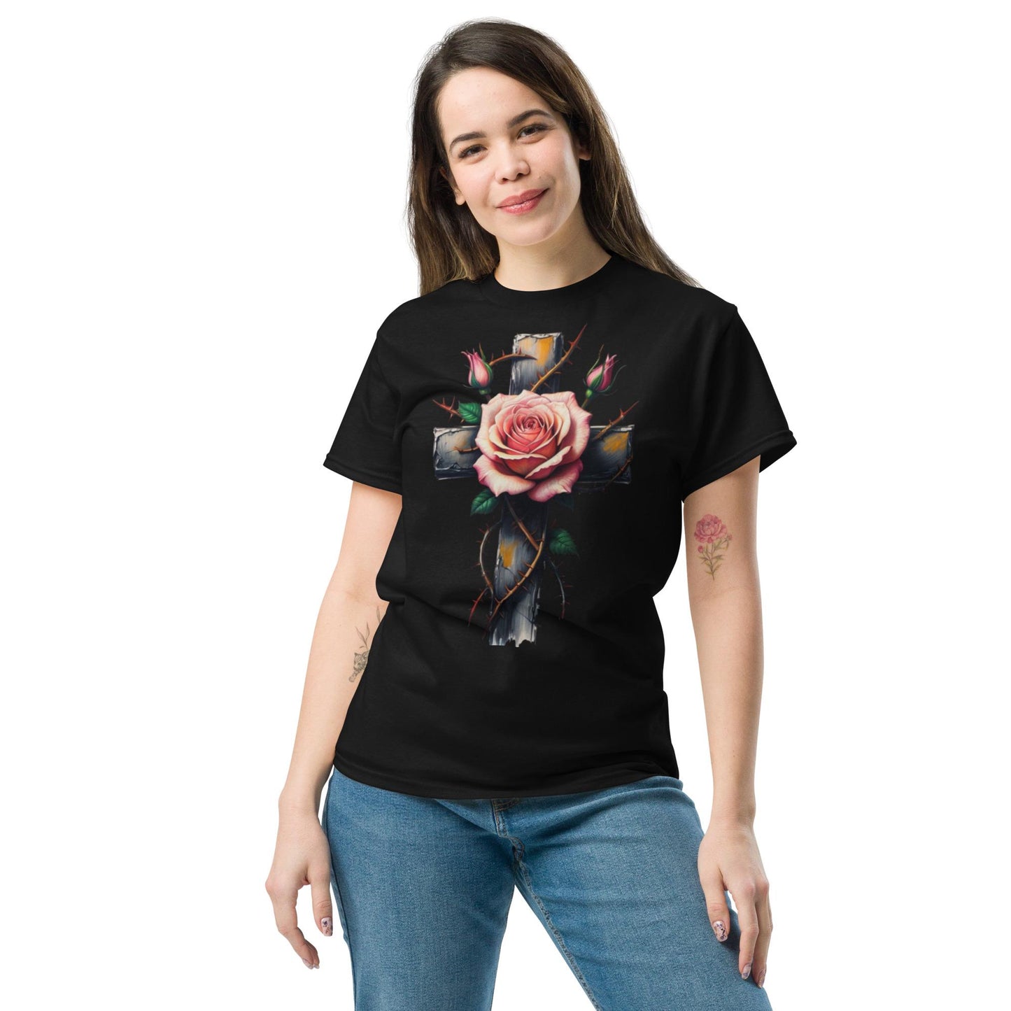 Cross Rose classic T-shirt