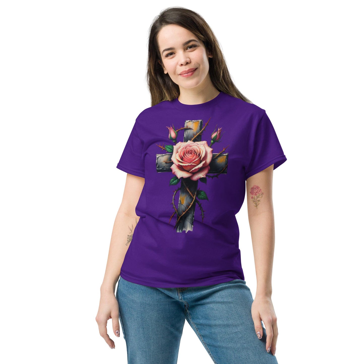 Cross Rose classic T-shirt