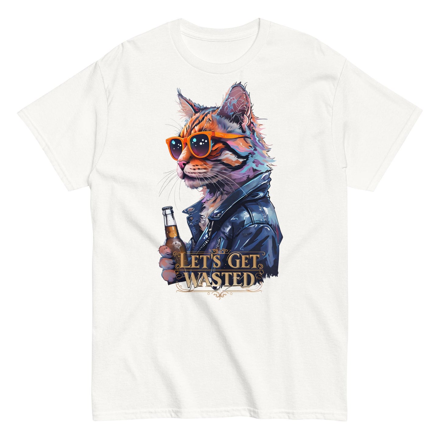 Cat Wasted classic T-shirt