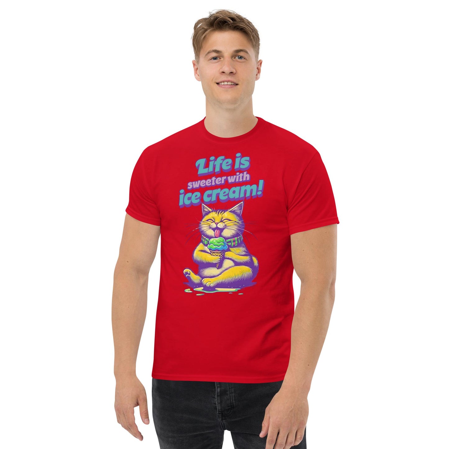 Cat Ice Cream classic T-shirt