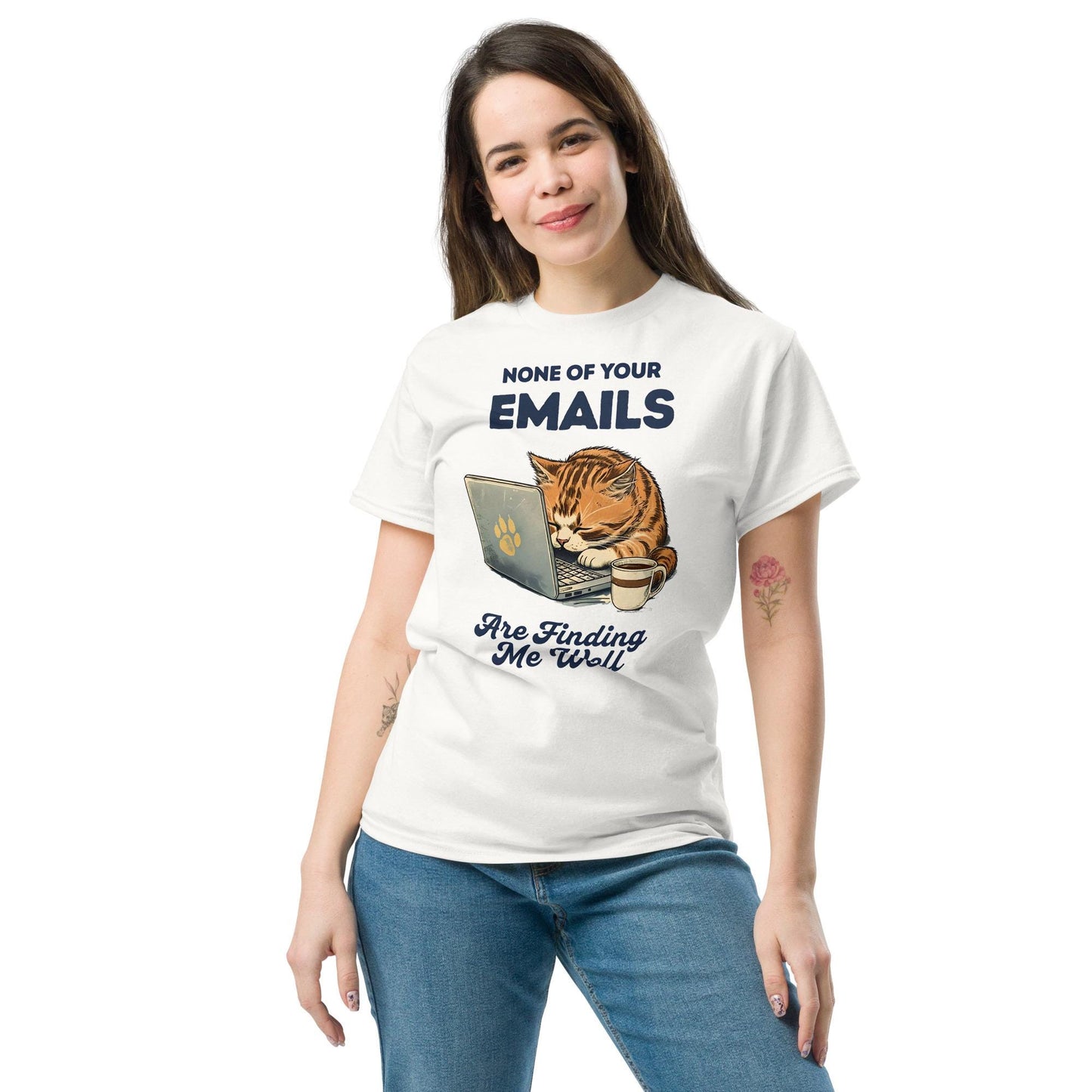 Cat Email classic T-shirt