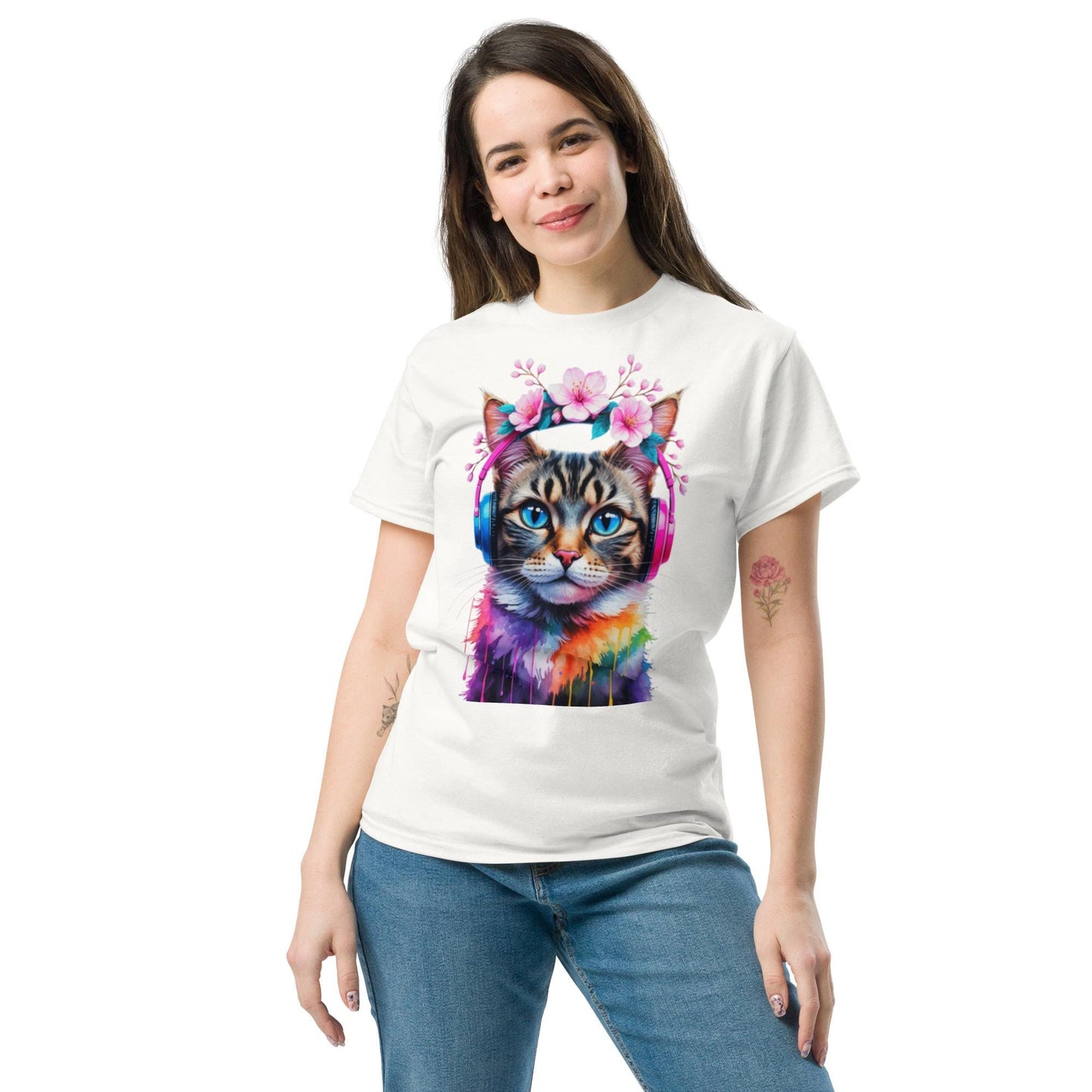 Cat Rainbow classic T-shirt