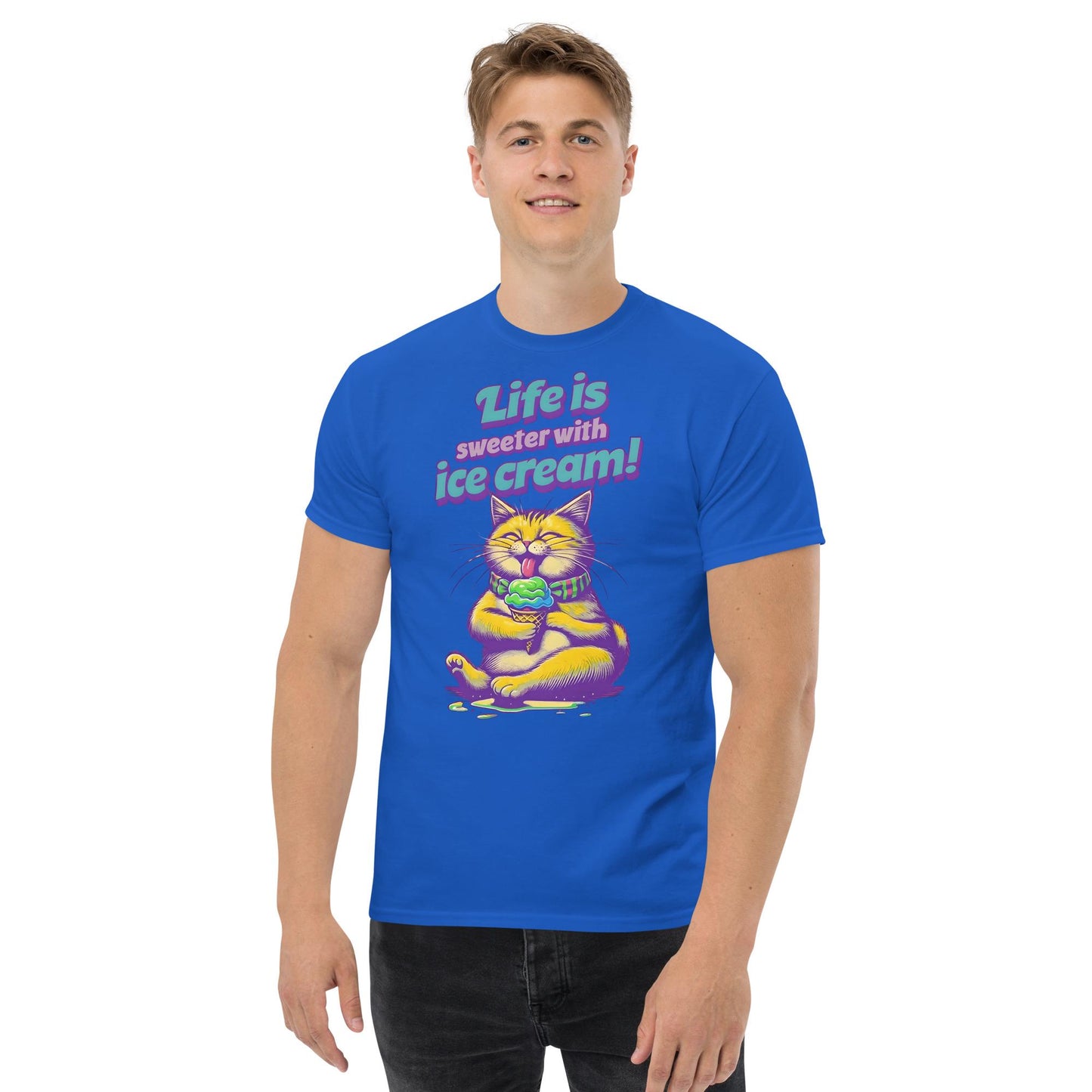 Cat Ice Cream classic T-shirt