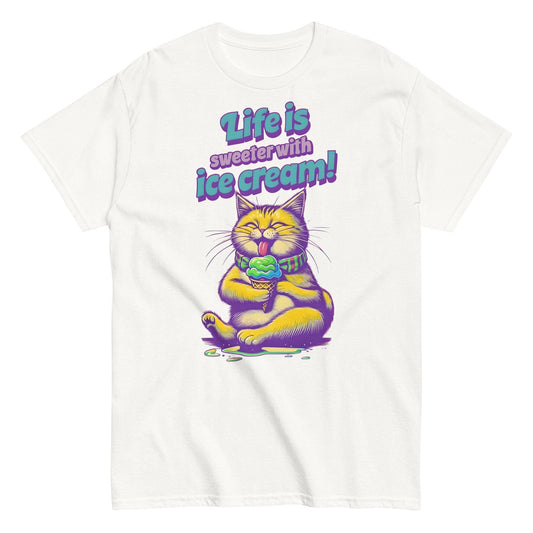 Cat Ice Cream classic T-shirt